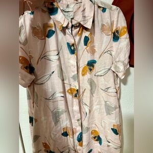 New Rachel Zoe Linen Floral Dress